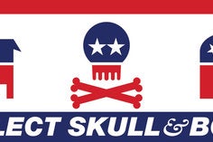 Re-elect Skull & Bones, 2015. Image courtesy the artist. 