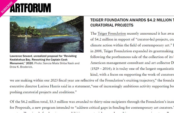 ArtForum: Teiger Foundation Awards $4.2 Million to Curatorial Projects