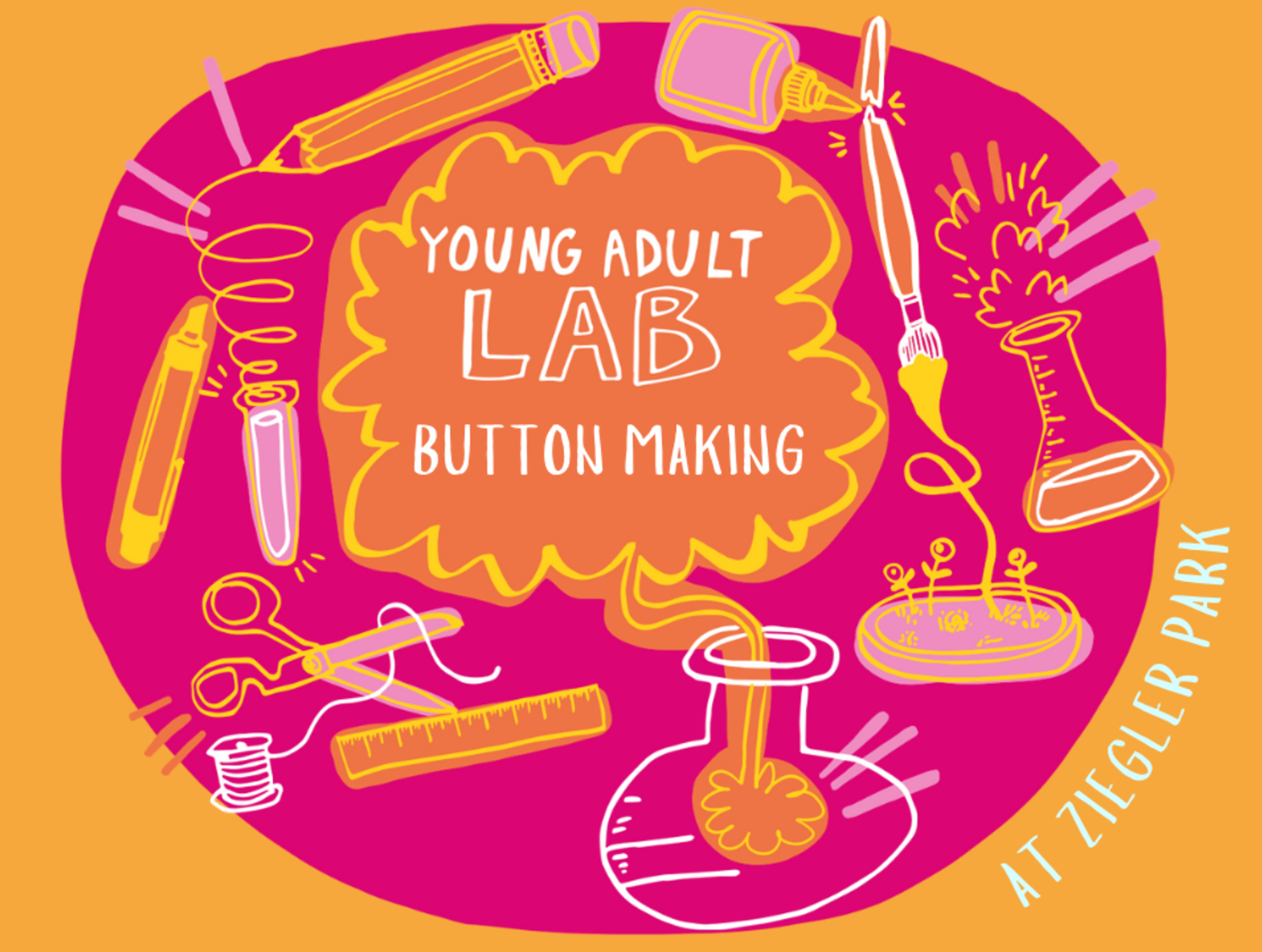 Young Adult Lab at Ziegler Park: Button Making 