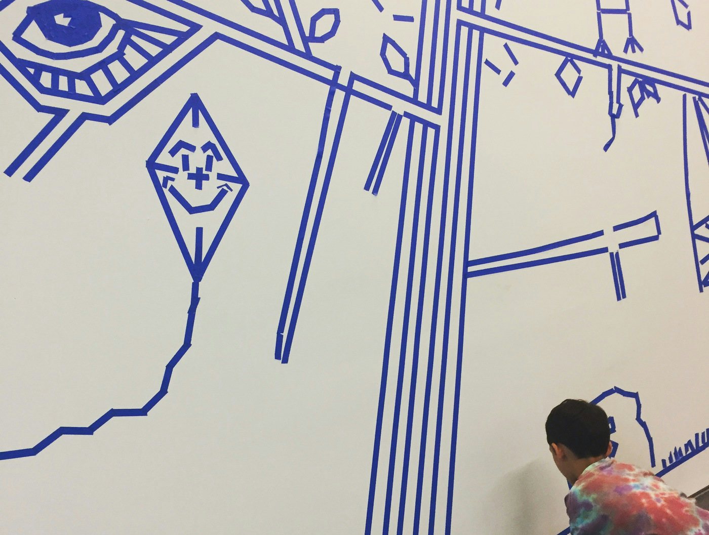 Young Adult Lab: Blue Tape Murals