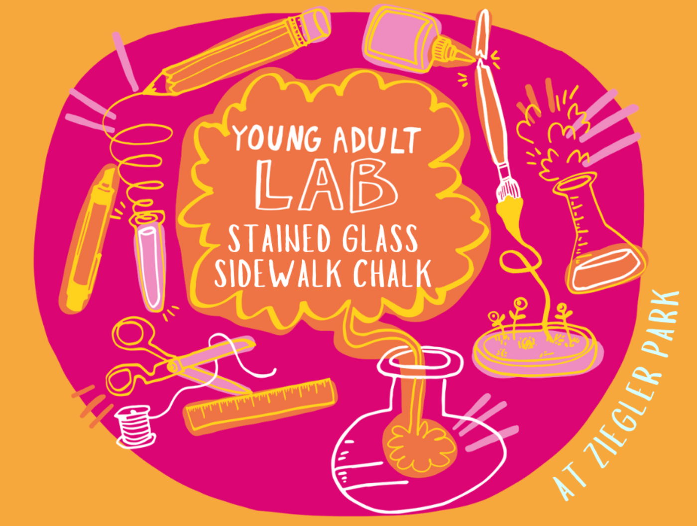Young Adult Lab: Stained Glass Sidewalk Chalk 