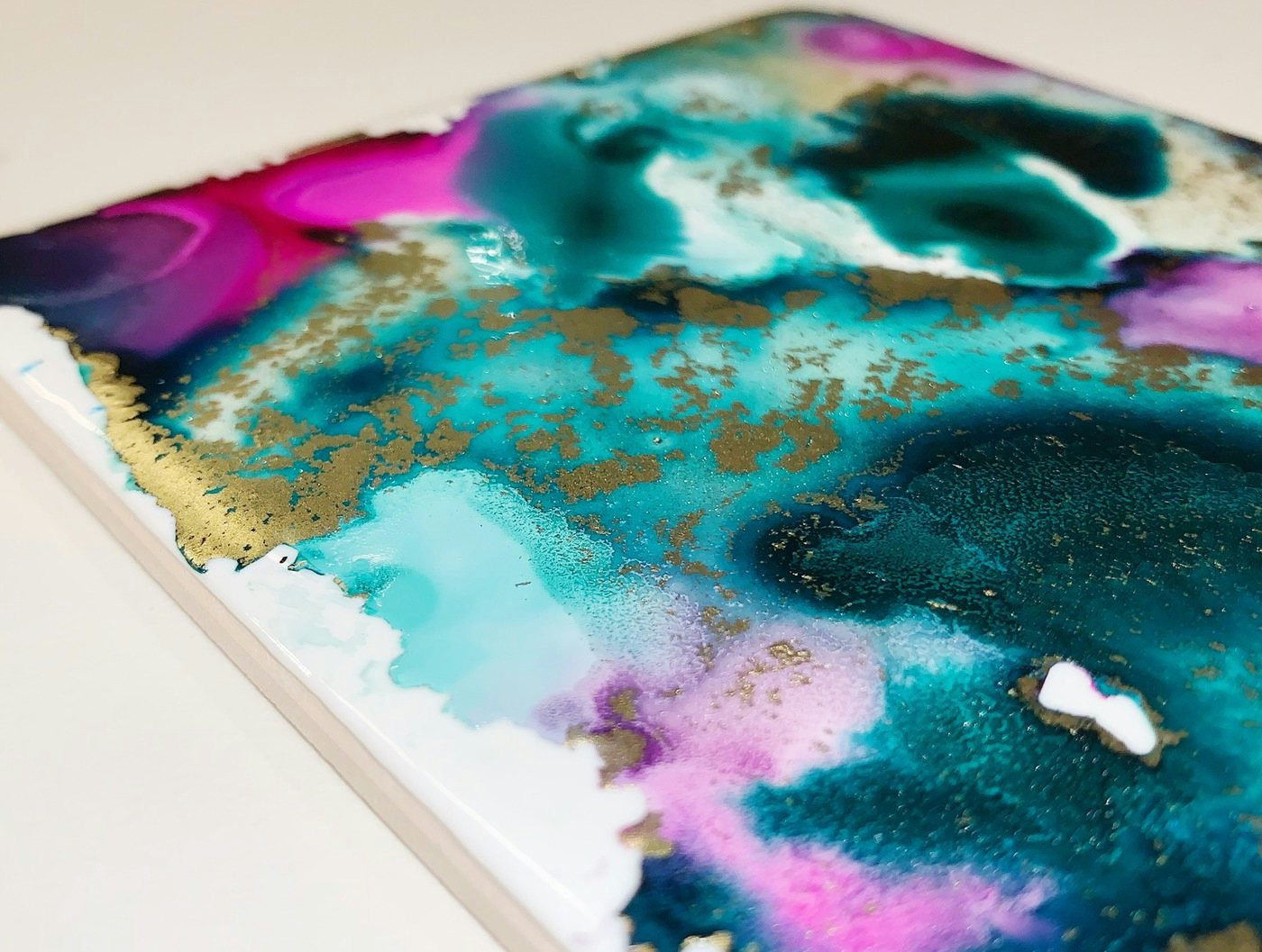 Young Adult Lab: Alcohol Ink Coasters