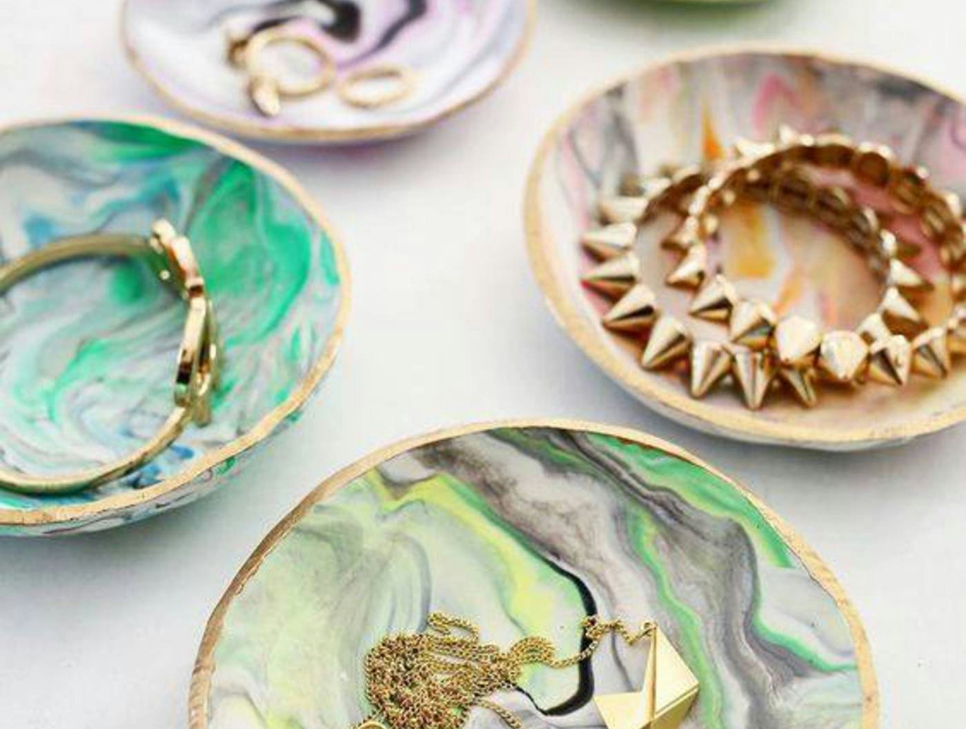 One Night One Craft: Marbleized Gifts