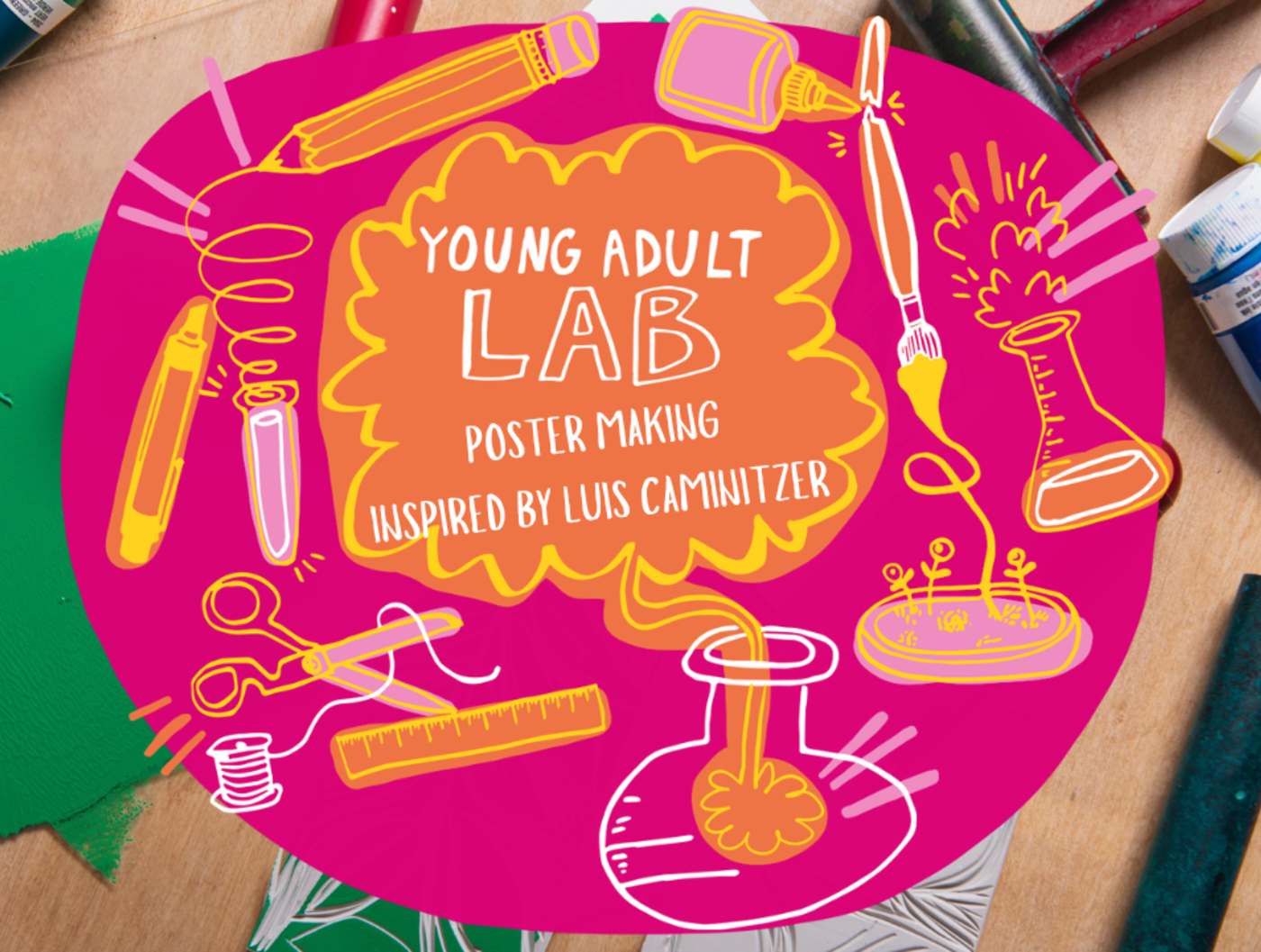 Young Adult Lab: Poster Making (Inspired by Luis Caminitzer)