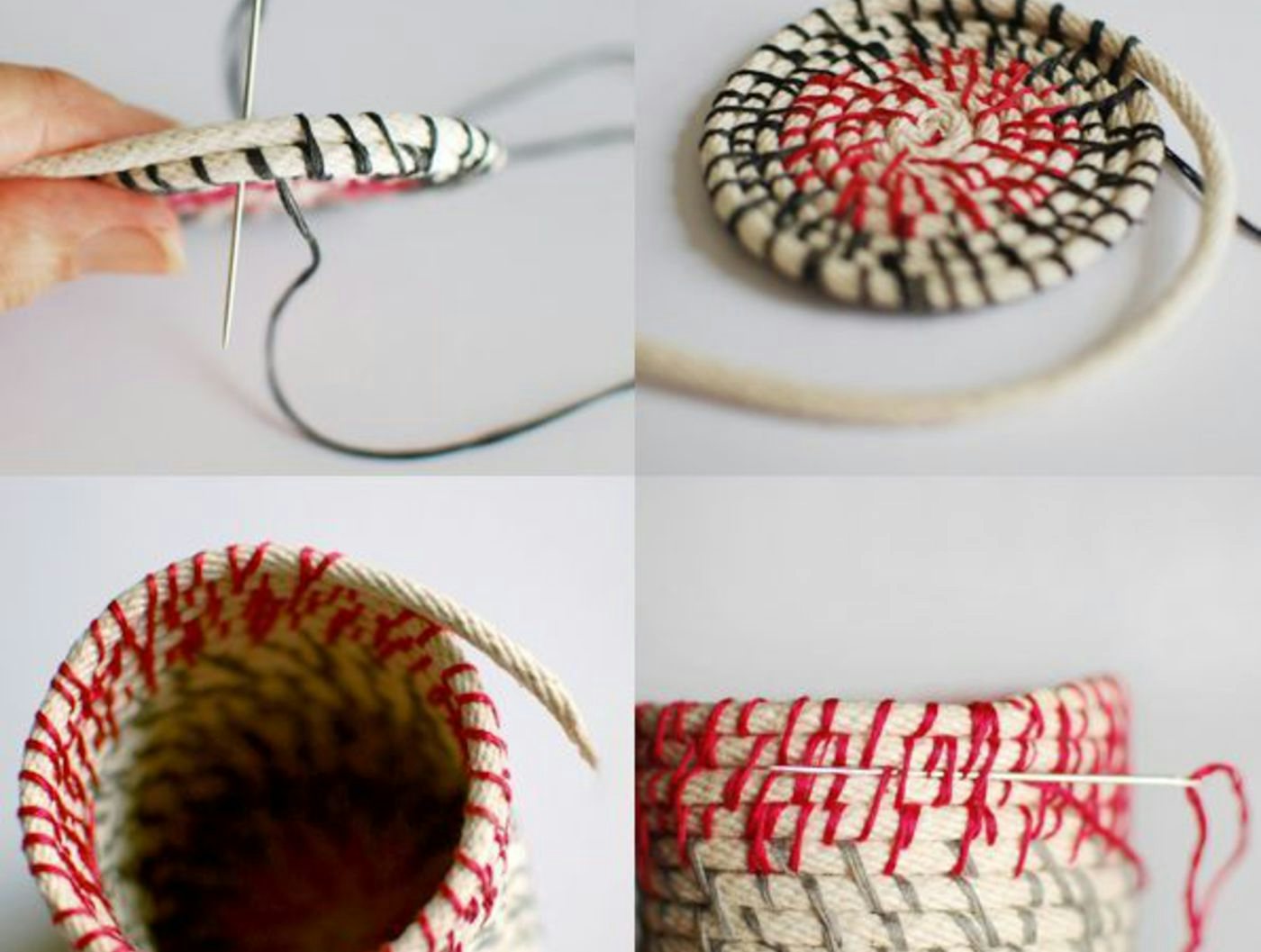 One Night One Craft: Basket Case- Rope Coil Weaving