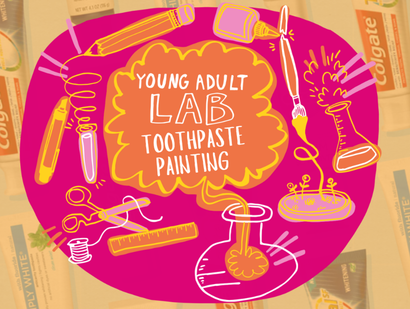 Young Adult Lab: Toothpaste Painting