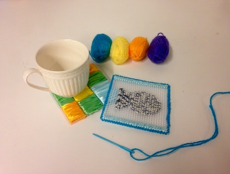 Young Adult Lab: Needlepoint Coasters